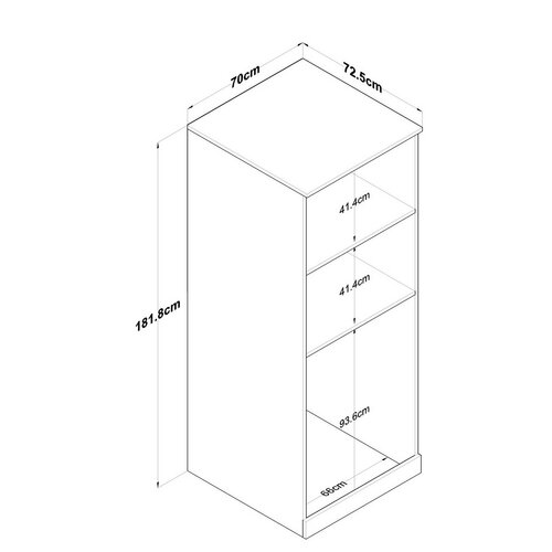 Skriňa nad práčku Fera White