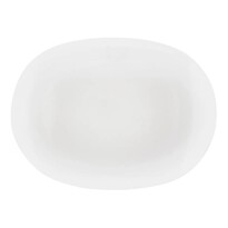 Altom Servierplatte Opalglas White Harmony 23 x 16 cm