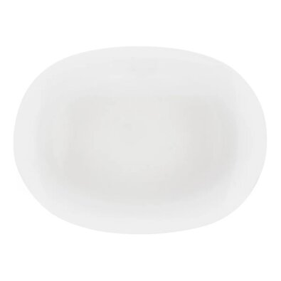 Altom Serving plate iz opalnega stekla Whiteharmony 23 x 16 cm