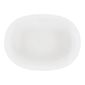 Altom Servierplatte Opalglas White Harmony 23 x 16 cm