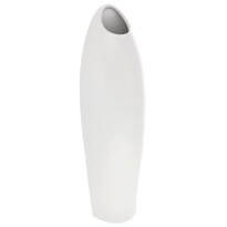 Керамічна ваза Tonja, білий, 13 x 43 x 11 см
