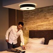 Philips Hue 40340/30/P6 stropné LED svietidlo Fair 39 W, čierna