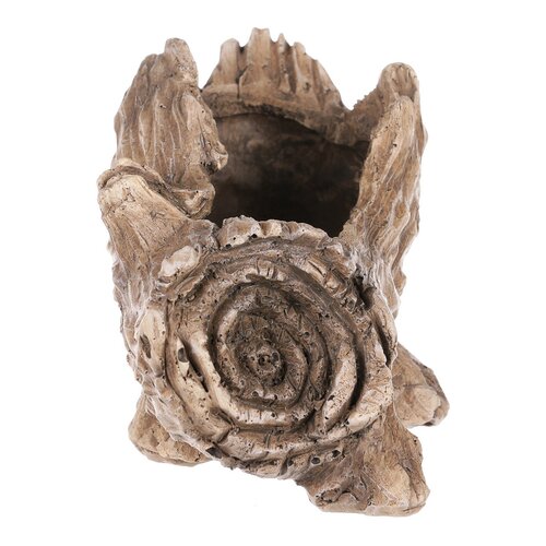 Blumenbehälter Wurzel, 11 x 21 x 11 cm, Polyresin
