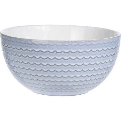 Salatschüssel aus Steingut Ripples, 14 cm
