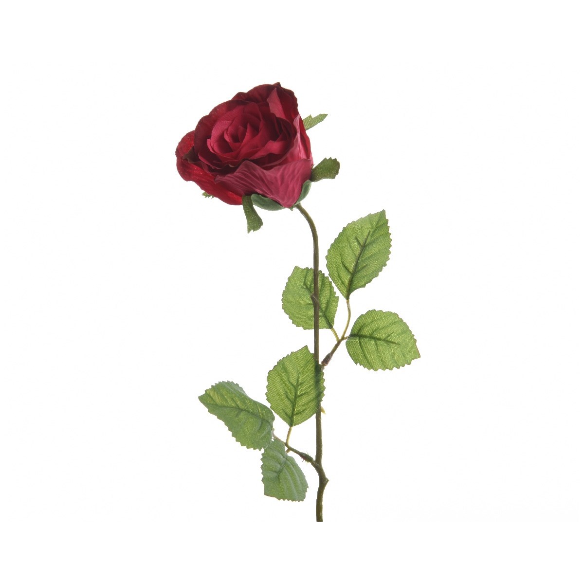 Umelá ruža červená, 45 cm