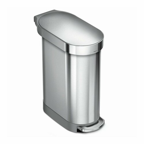 Simplehuman Pojemnik na pedały Slim 45 l, stalnierdzewna