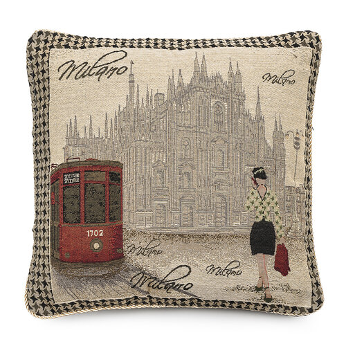 Poduszka Ornament Mediolan  , 43 x 43 cm