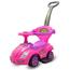 Baby Mix Dětské odrážedlo s vodící tyčí 3v1 Mega Car, růžová
