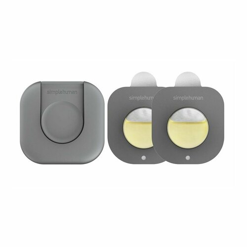 Simplehuman držalo + 2 kapsule za nevtiranjevonjav v smetnjak