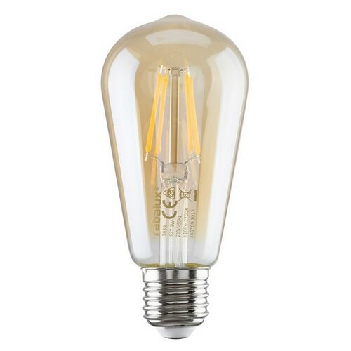 Rabalux Dekorativní LED filament žárovka čirá, E27, ST65, 5 W, 600lm