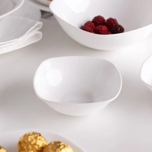 Altom Набір мисок з опалового скла White harmony 12,5 см, 6 шт.