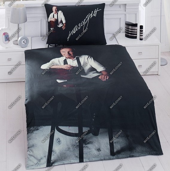 Matějovský Povlečení satén Karel Gott Gentleman 140x200 70x90
