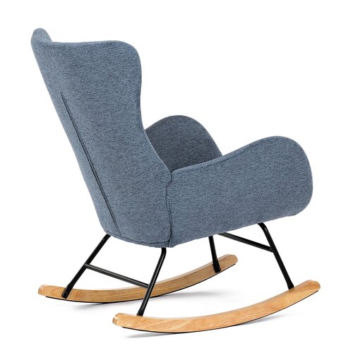 Fotel bujany BLUE2, niebieski