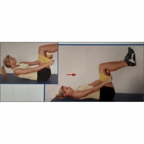 Elastična vadba Body-Band 2,5 m, rdeča