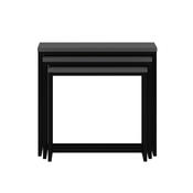 Beistelltisch Evia Anthracite, 3 Stück