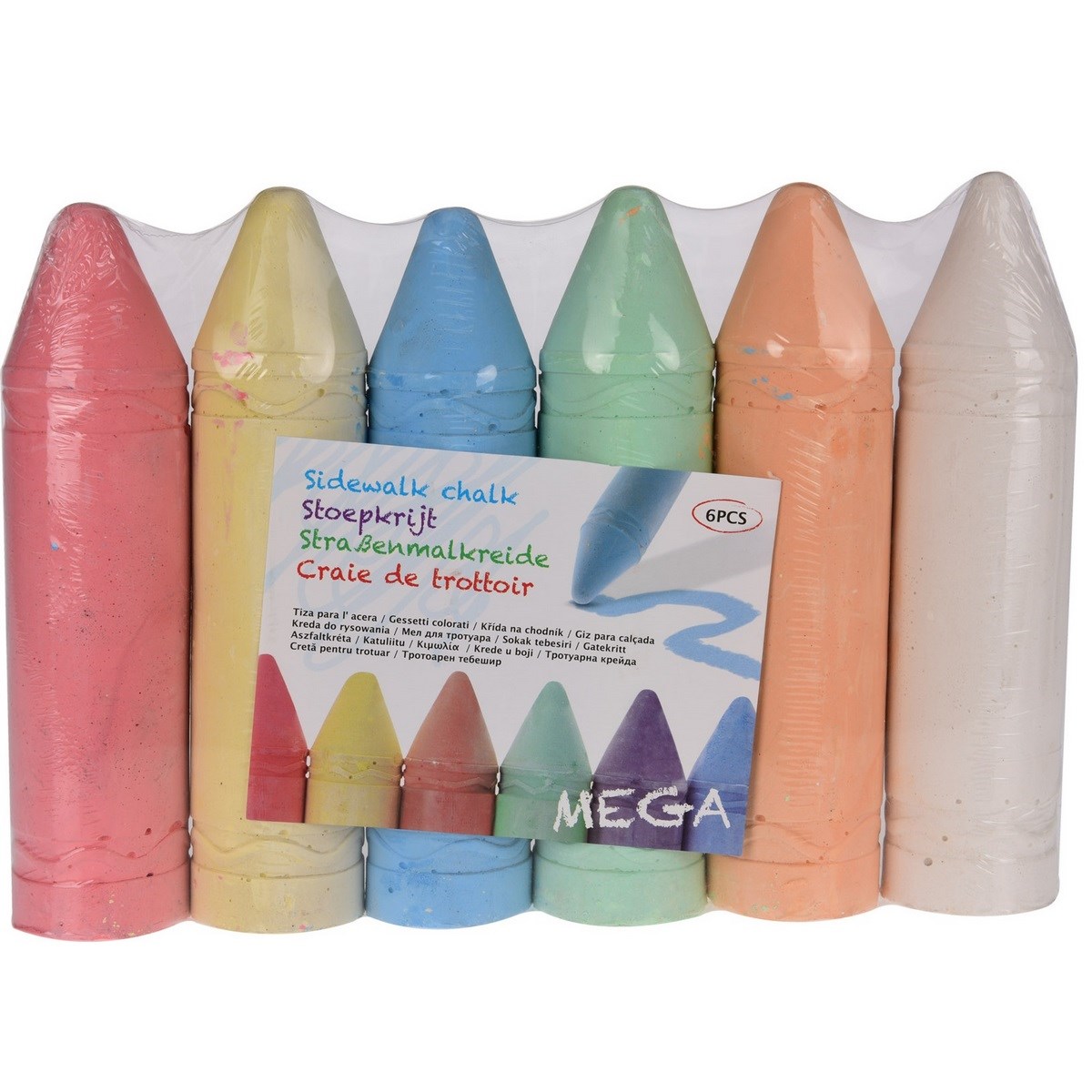 Sada kried na chodník, 6 ks