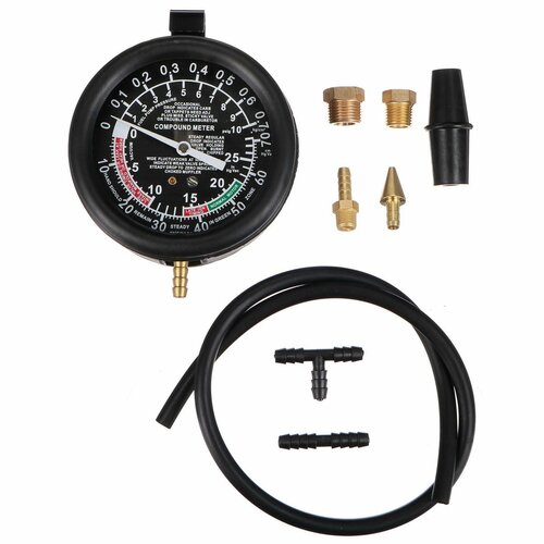 Zestaw Sixtol do testowania podciśnienia/próżnipompy paliwowej MECHANIC R 9, 0-0,7 bar, 9 szt.