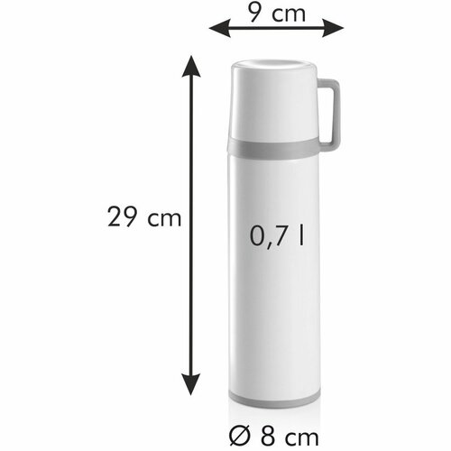 Tescoma Termoska s hrníčkem CONSTANT CREAM, 0,7 l