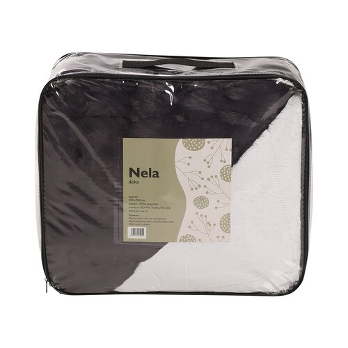 Decke Nela dunkelgrau, 220 x 240 cm