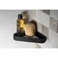 GEDY 328314 Smart sarokpolc zuhanyzóhoz, 17 x 3 x17 cm, fekete matt
