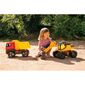 Lena 02141 Bager žltočierny Giga Trucks, 80 cm