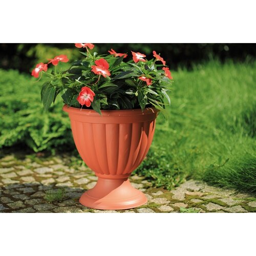Donica na dwór Omega  terakota, 15 cm