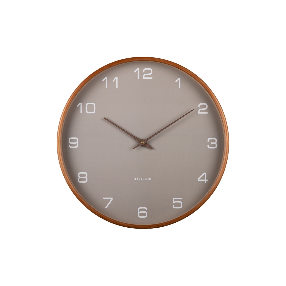 Karlsson 5993GY designové nástěnné hodiny šedá, pr. 40 cm - thumb (1)