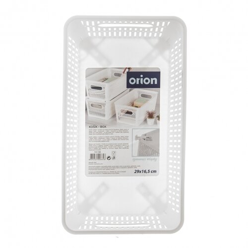 Orion Plastični zložljivi koš NESTA, 29 x 16,5 x11,5 cm, bel