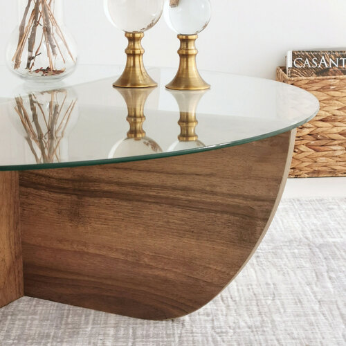 Stolik konferencyjny Lily Walnut