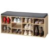 Suport pantofi cu scaun Kesper 15920, decor