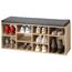 Kesper 15920 Suport pantofi cu scaun, decorstejar, 103,5 x 48 x 29,5 cm