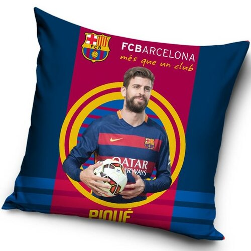 Poduszka FC Barcelona - Pique 2016, 40 x 40 cm