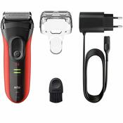 Braun Series 3 3030s holicí strojek, červená