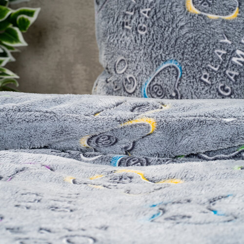 4Home Svietiace obliečky mikroflanel Games, 140 x 200 cm, 70 x 90 cm