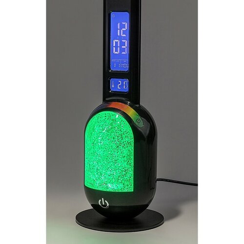 Rabalux 74230 lampa stołowa LED z brokatem Figen, czarny, 5 W, 290 lm, 5000 K, ściemnialna