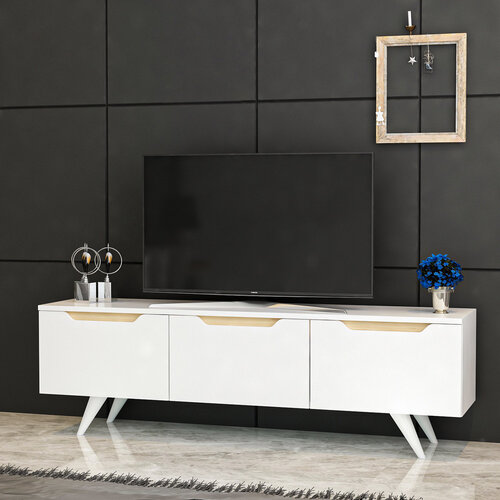 TV-Lowboard Prag White