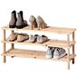 Kesper 69723 Stojalo za čevlje s 3 policami, svetlo, 77 x 40 x 26 cm