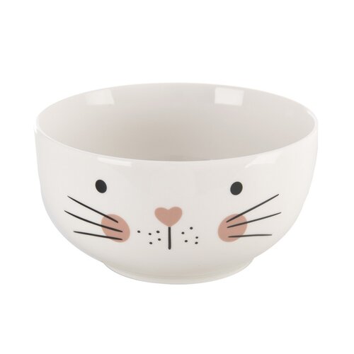 Orion Porcelanowy kubek z miską Cat, 0,35 l