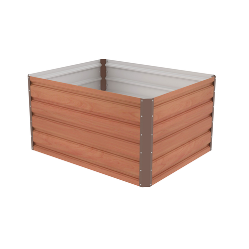 Vyvýšený záhon G21 Daisy 100 x 80 x 52 cm, plechový, hnědý