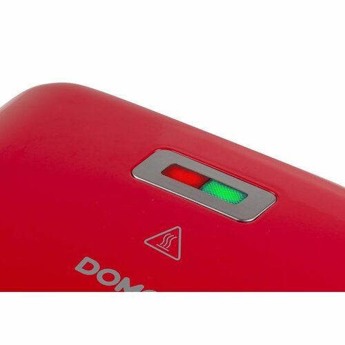 DOMO DO9242W 5in1 gofrisütő, piros termék 2. képe
