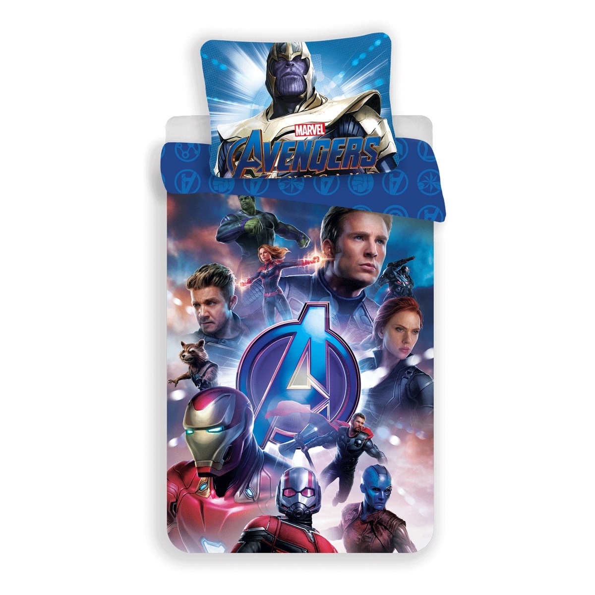 Obrázok Jerry Fabrics Bavlnené obliečky Avengers Endgame, 140 x 200 cm, 70 x 90 cm