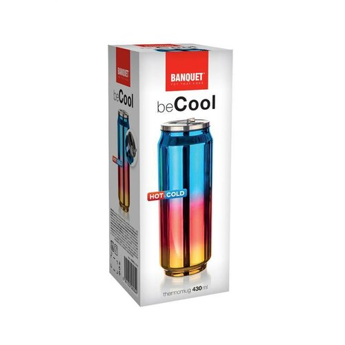 Banquet Термос BE COOL 430 мл, синьо-червоно-золотий