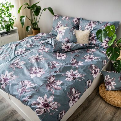 Satenasta posteljnina Ema Jane, 140 x 200 cm, 70 x90 cm + 40 x 40 cm