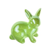 Velikonoční keramický Zajíček Greeny zelená, 8 cm