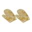 Mănușă de bucătărie Bellatex Piele de șarpe maro, 28 x 18 cm, 2 buc