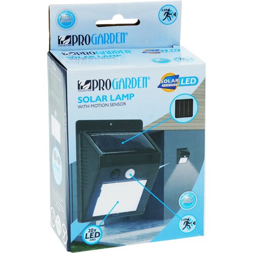 Lumină solară cu detector de mișcare ProGarden