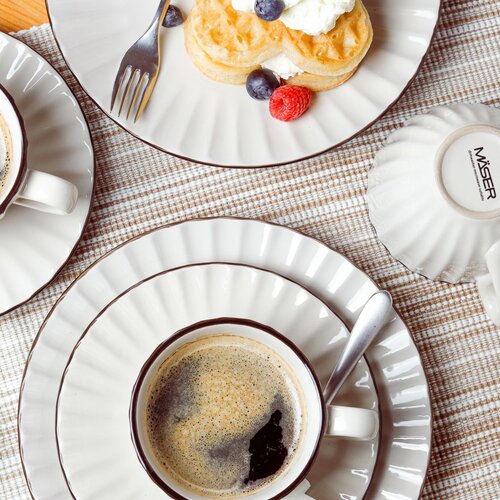 Mäser Кавовий набір з 18 предметів OSITA WHITE