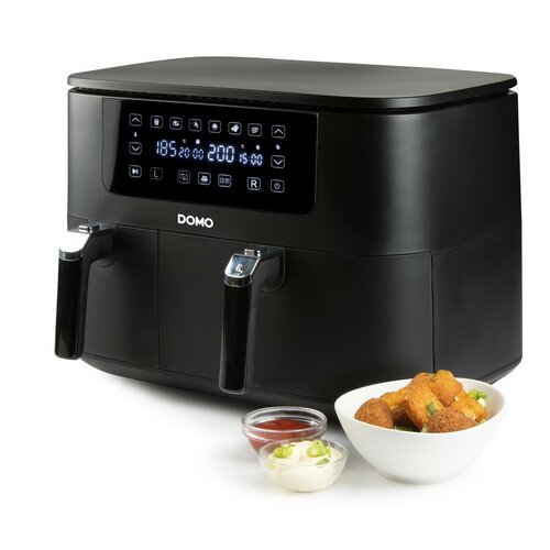 DOMO DO546FR digitálna dvojitá teplovzdušnáfritéza, 3+6 l