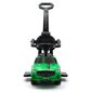 Mașinuță Baby Mix pentru copii cu sunet și barăde ghidare Racer, verde