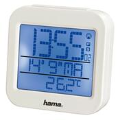 Hama RC 130 Digitální budík řízený rádiovým signálem, bílá